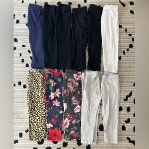 Old Navy Toddler Girls Leggings Bundle